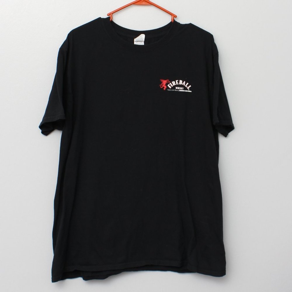 Fireball whiskey favorite f word Gildan cotton tee